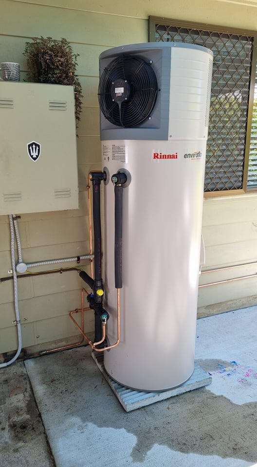 Rinnai B - Series 215L Heat Pump Hot Water System - Installed Today