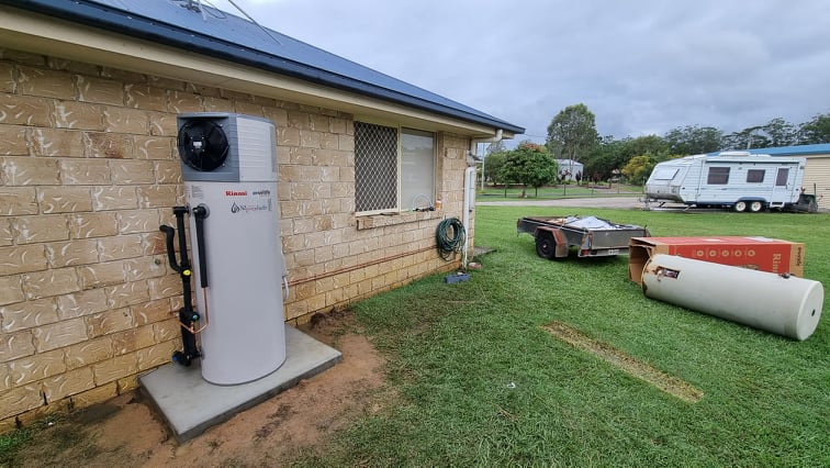 Rinnai B - Series 215L Heat Pump Hot Water System - Installed Today