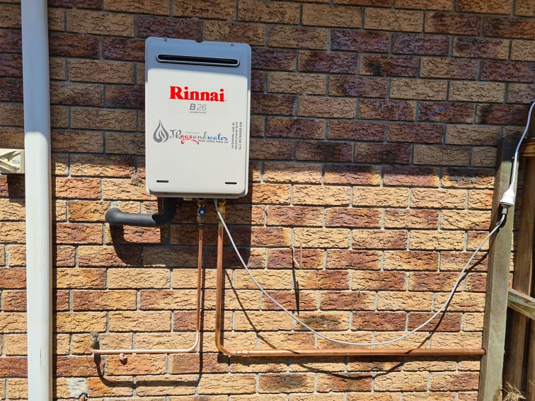Rinnai B26 LPG Gas Hot Water System - Installed Today