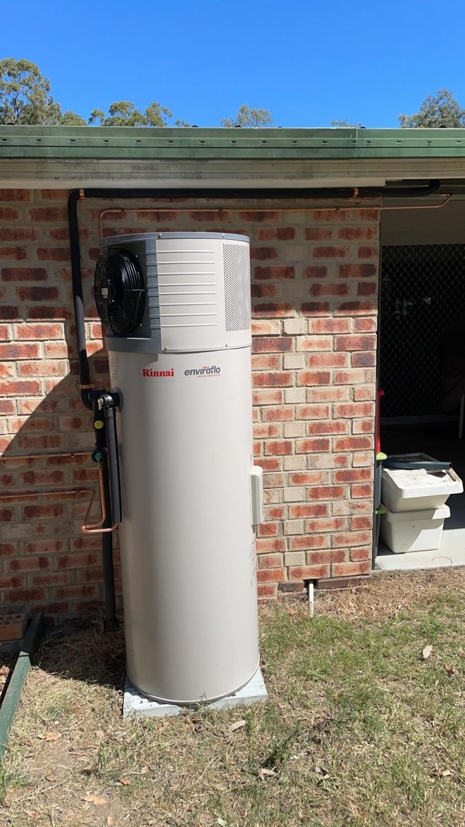 Rinnai E - Series 265L Heat Pump Hot Water System - Installed Today