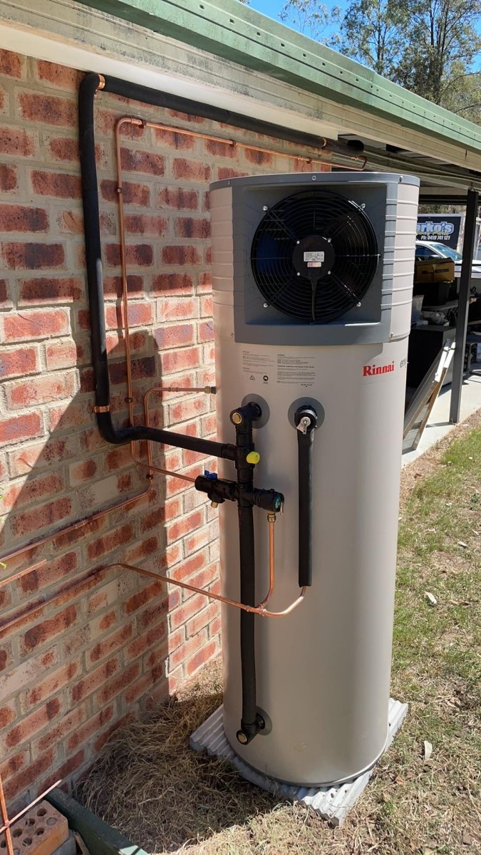 Rinnai E - Series 265L Heat Pump Hot Water System - Installed Today